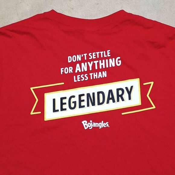 Bojangles Fast Food Restaurant Bo Time Employee Uniform T-Shirt - Size 2XL - Picture 2 of 9